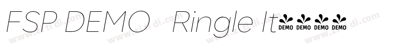 FSP DEMO   Ringle It字体转换